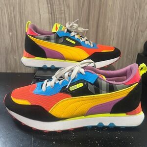 Puma Men's Rider FV Lava Sneakers Glow in the Dark 388905-01 Size 12 Colorful